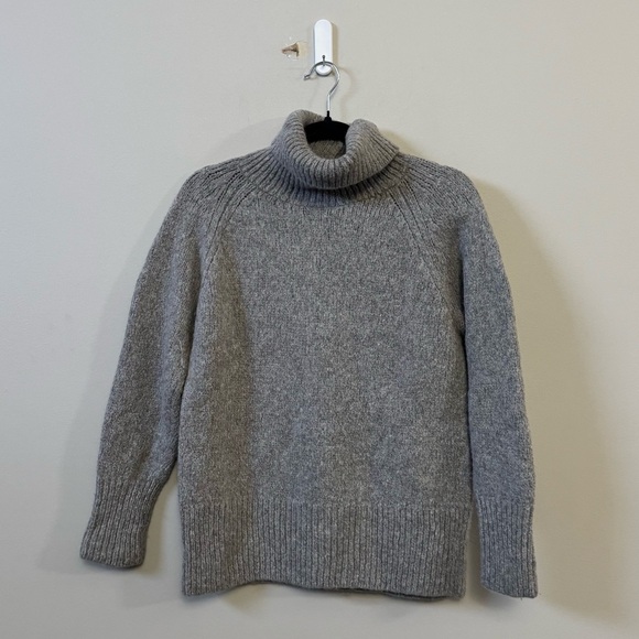 Babaton Sweaters - The group by Babaton Aritzia grey Alpaca turtleneck pullover sweater